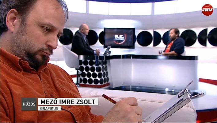 Rajzolás közben az ATV-Húzósban