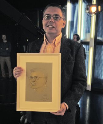 Dragomán György író és portréja